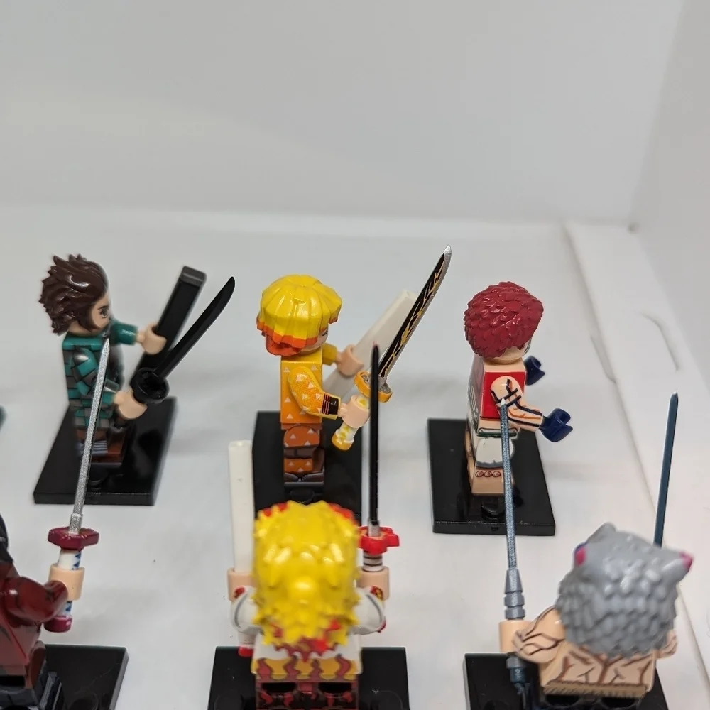 8 Minifigures- Demon Slayer Anime Building Block Toy Collectors Action Figures